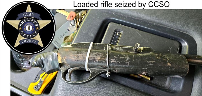 Clay S seized rifle