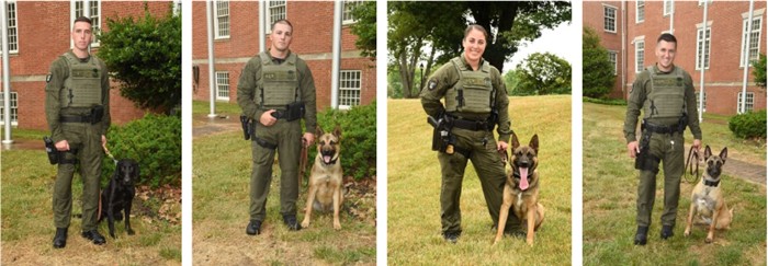 MSP New K 9s Handlers