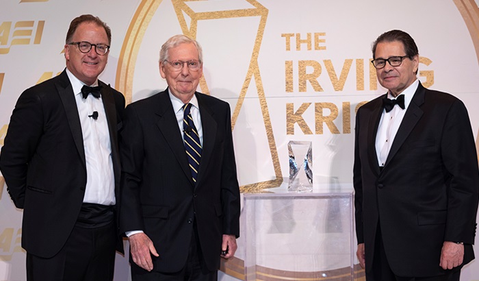 McConnell receives AEI Irving Kristol Award 11.12.24