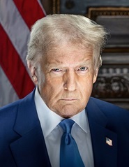 President Trump portrait 2025 185